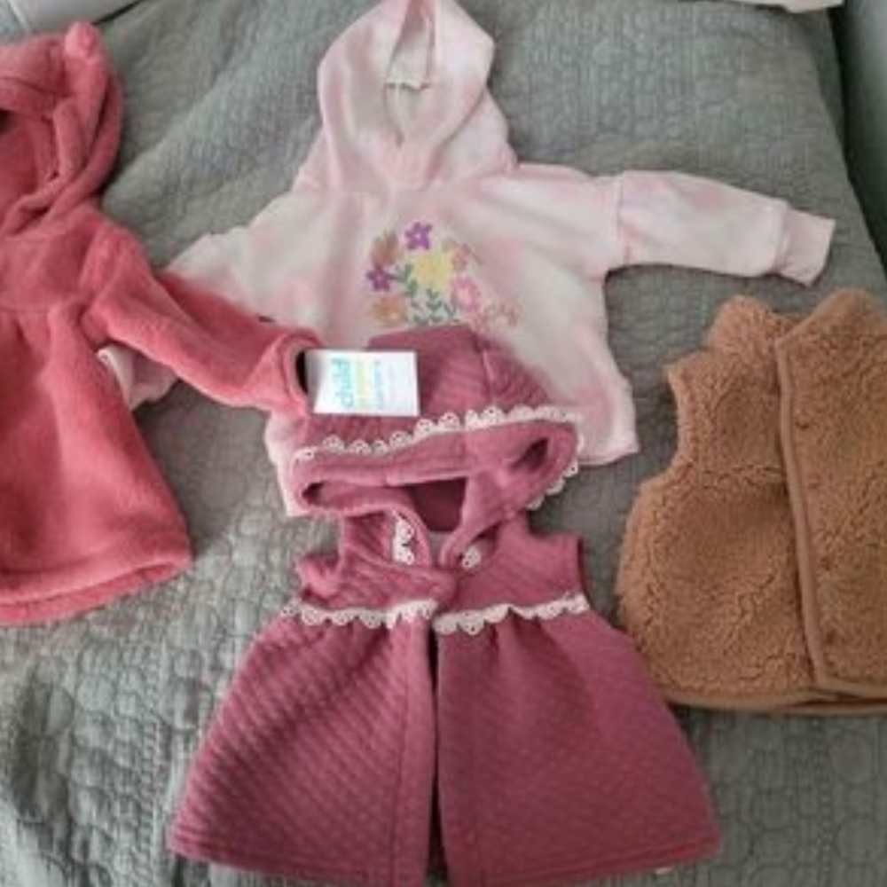 Baby jackets and vests